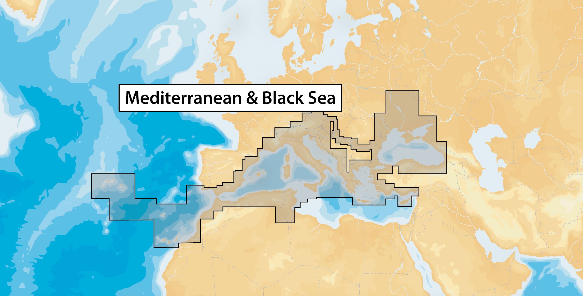 Navionics Plus 43XG Mediterranean & Black Sea Marine & Lake Charts SD/MSD