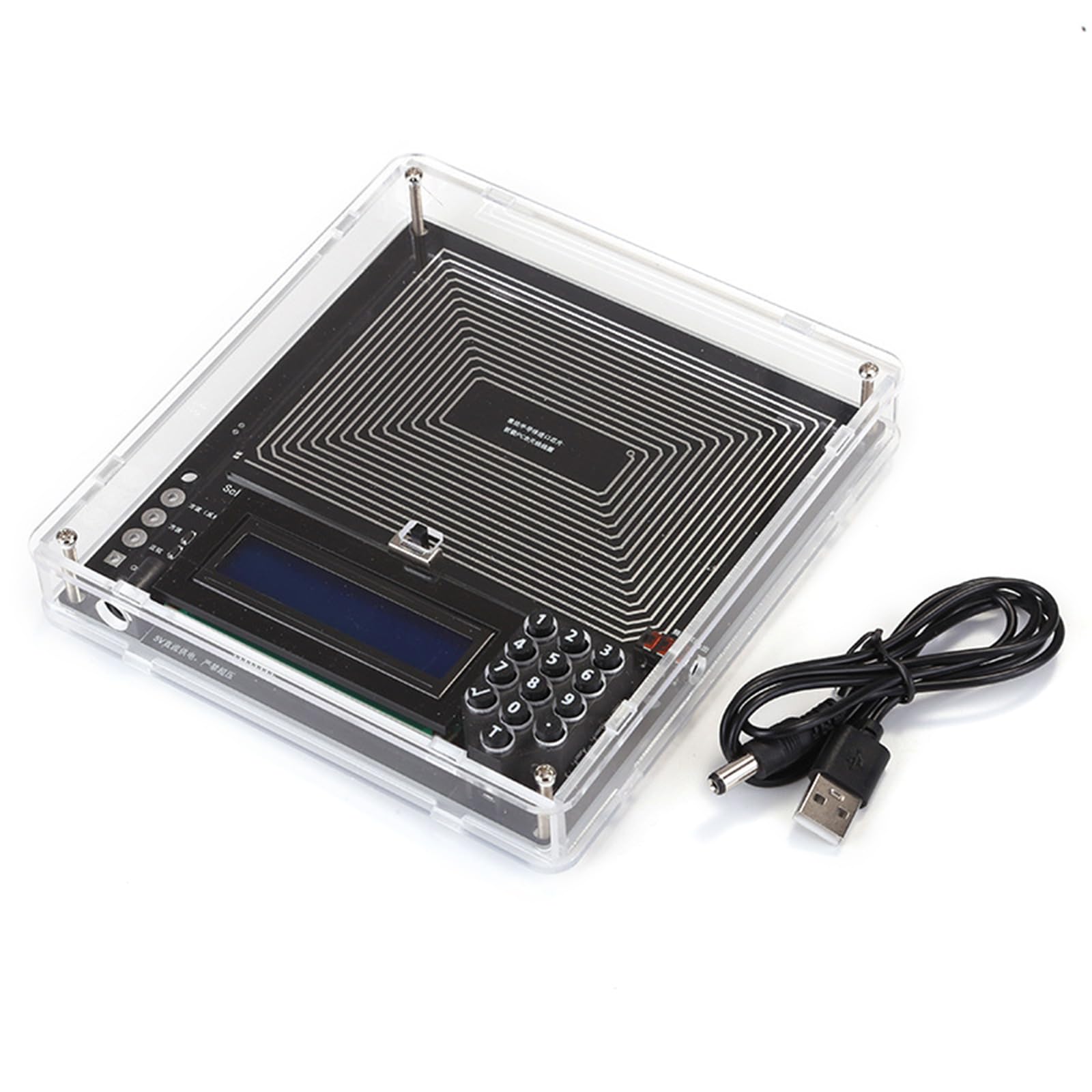 Laikoutd With Case Power Consumption Signals Source Generator With 3V Sine & 5V Square Outputs For Physics Experiments Multifunctional Indication Source