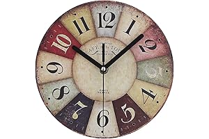 Timelike Colorful MDF Wooden Wall Clock