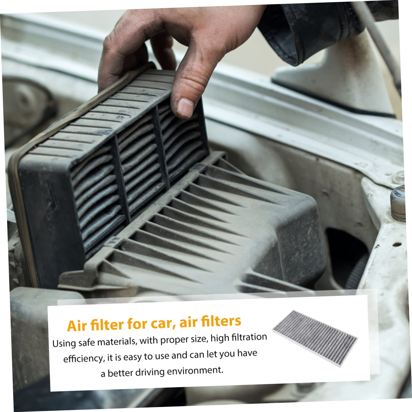 Mikikit 6stücke Auto Luftfilter Für Klimaanlage Hochleistungs-klimaanlagenfilter Für Saubere Luft Im Fahrzeug Kompatibel Mit Verschiedenen Automodellen Effektive Geruchsbeseitigung Und