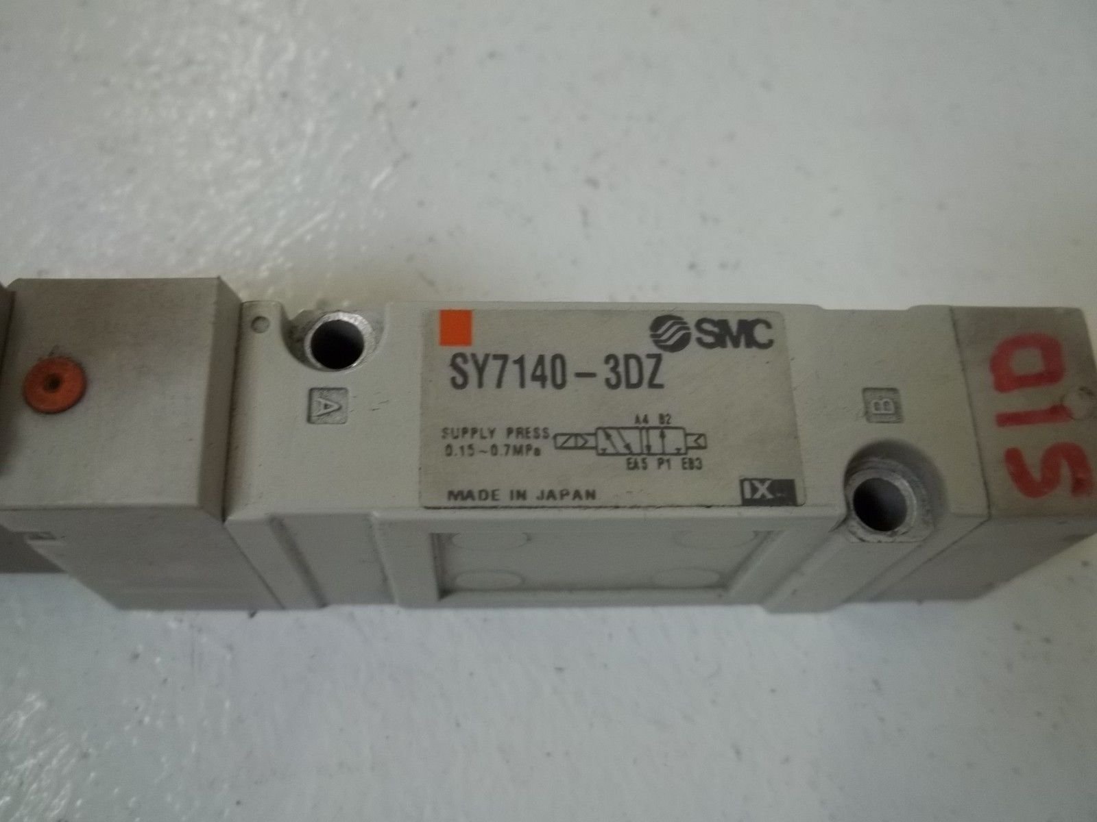 SMC SY7140-3DZ valve, sgl sol, base mt, din: Industrial Air