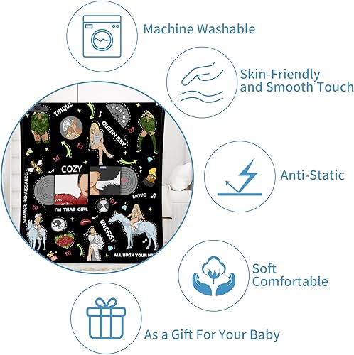 Miniatura 6 de BEEBARYJ Renaissance Merch - Manta de 80 x 60 pulgadas, decoración renacentista para fiesta, dormitorio, cumpleaños, 80 x 60 pulgadas