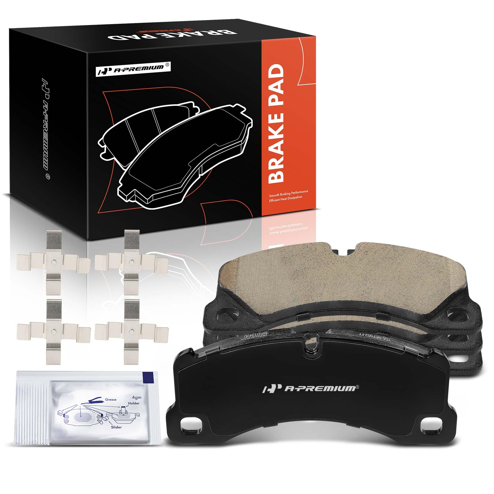 A-Premium Front Ceramic Brake Pads (D1349)