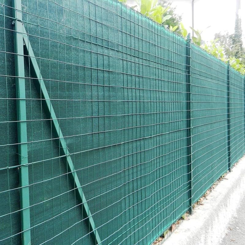 Telo ombreggiante TOTALNET PLUS 100 percento verde - 1,5 x 30 m rete oscurante 220 g/m2, frangivista, per divisori giardino, schermature per privacy balconi, cancellate, ringhiere