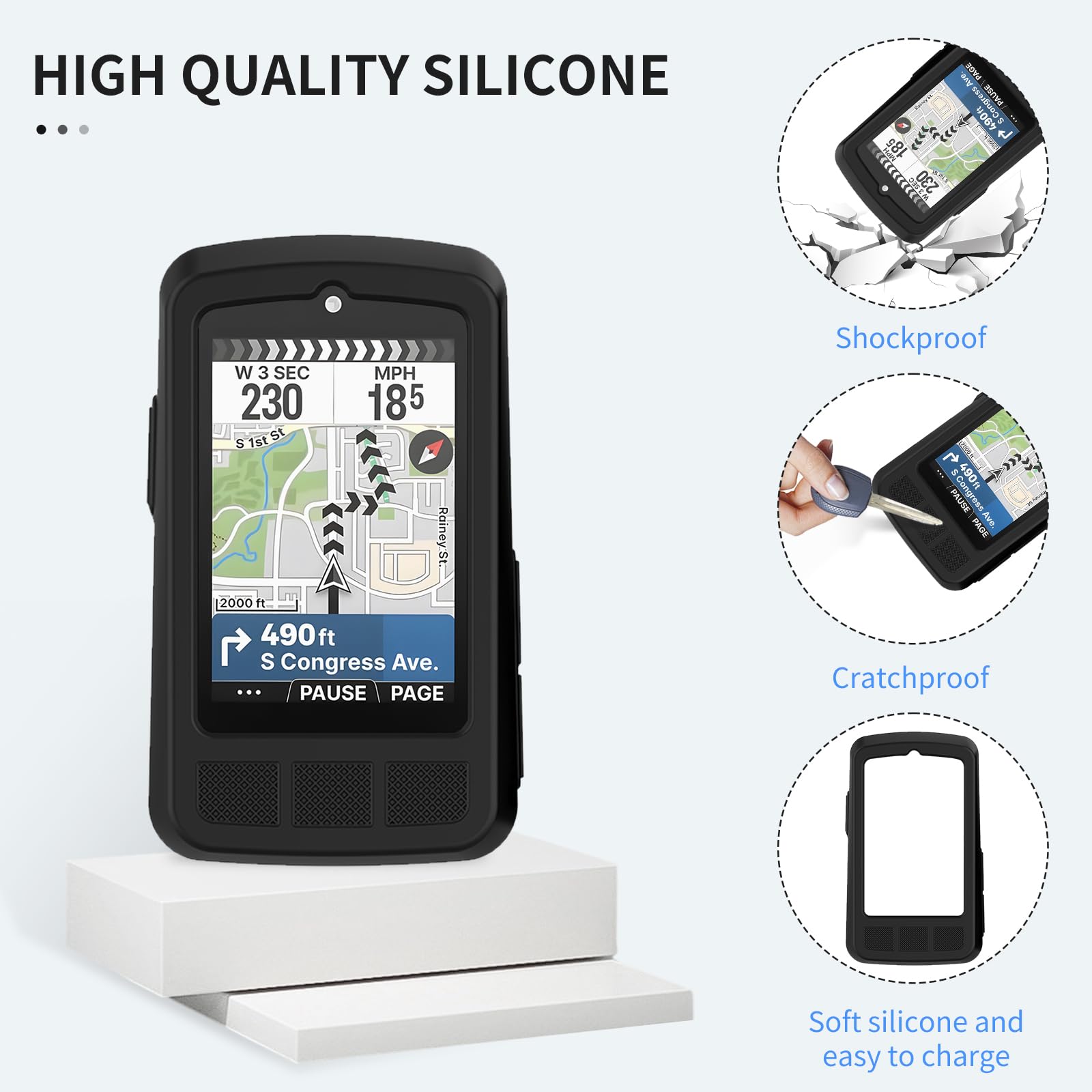 Amazon.co.jp: Wahoo ELEMNT BOLT3 / Bolt V3 GPSサイクリング