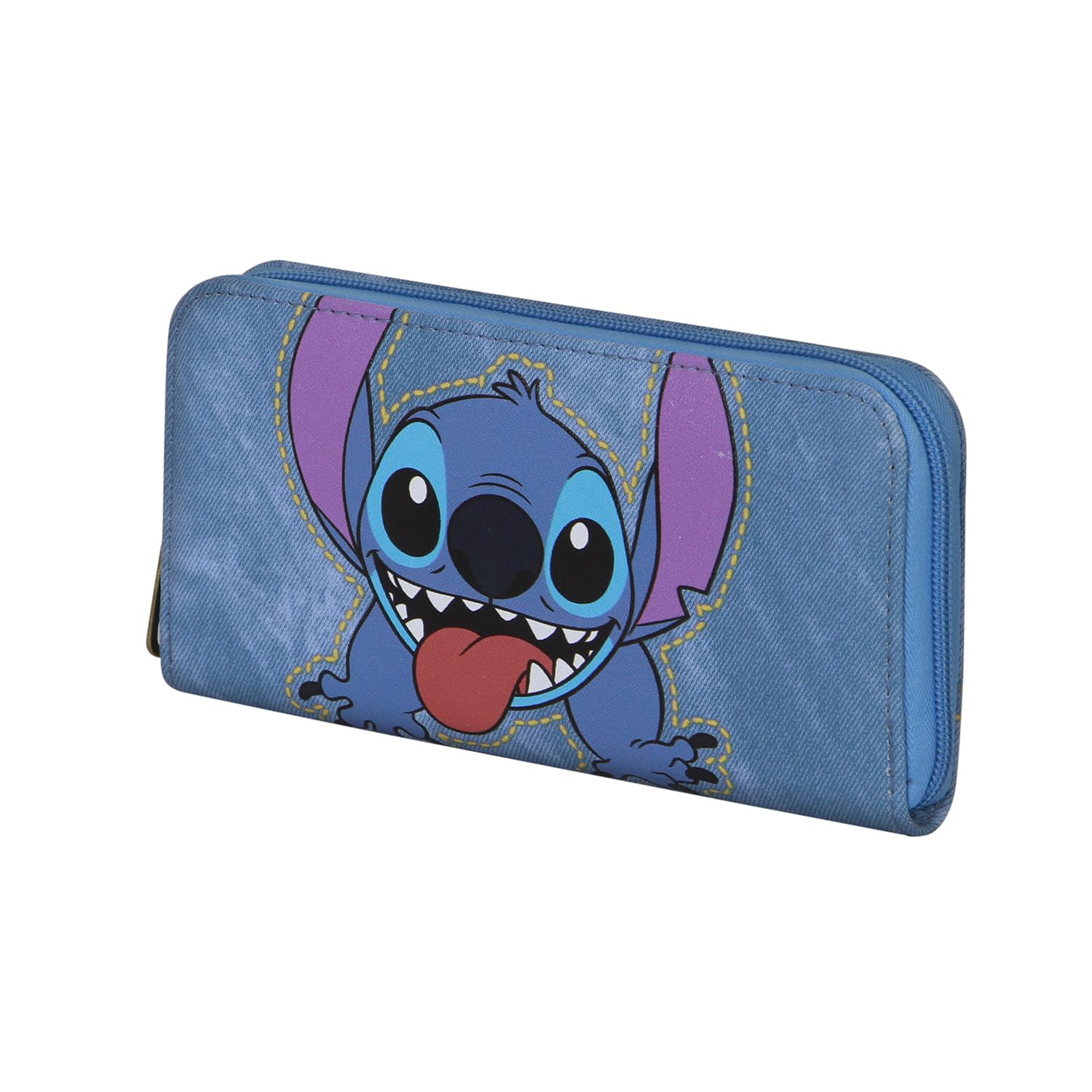 Disney Lilo and Stitch Updown-Essential Wallet, Blue, 19 x 10 cm
