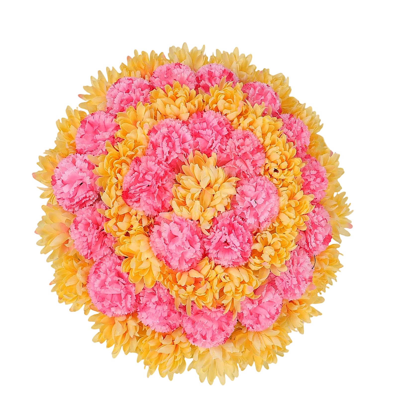 YROHGKPN Realistic Silk Chrysanthemums Arrangement or Remembrance Ceremonies Fade Proof Artificial Flower Decoration Weather Resistant Artificial Flower