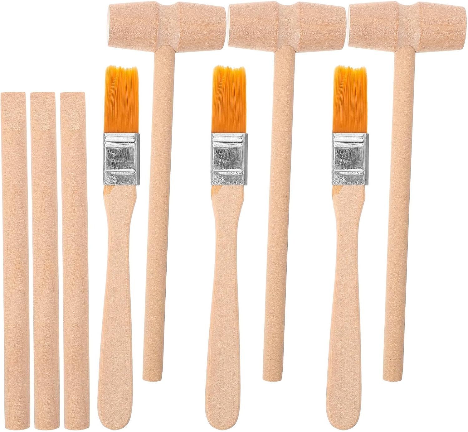 SHINEOFI Dinosaur Digging Tools Toy Set for Kids Ages 4-12 - Small Lightweight Hammer Chisel and Brush Excavation Kit for Stem Learning and Gemstone Digging Activity