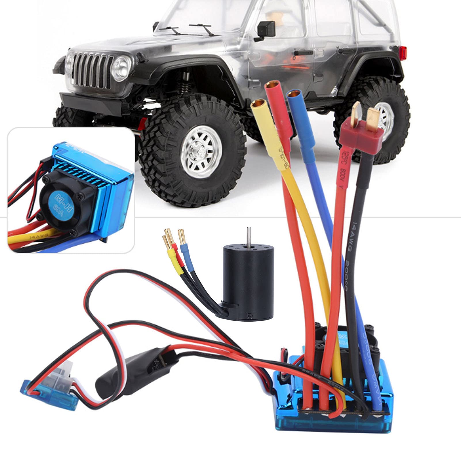 Pwshymi Zestaw Silnika 3650 3900KV do Samochodu RC