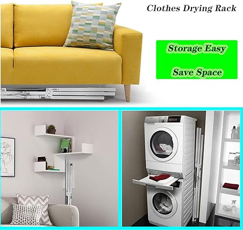 Miniatura 6 de Stainless Steel Clothes Drying Rack, Clothes Dryer Racks for Laundry Foldable, Racks for Laundry Room Clothes Dryer Rack Outdoor, Dryer Racks for