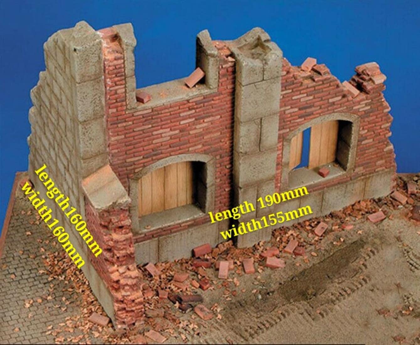 PANGCHENG Ruinas de la Base de la muralla de la Ciudad Figura de Resina Kits de Modelos en Miniatura Sin ensamblar Sin Pintar