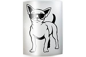 Chihuahua Dog Sunglasses Decal: Stylize Your Canine Companion