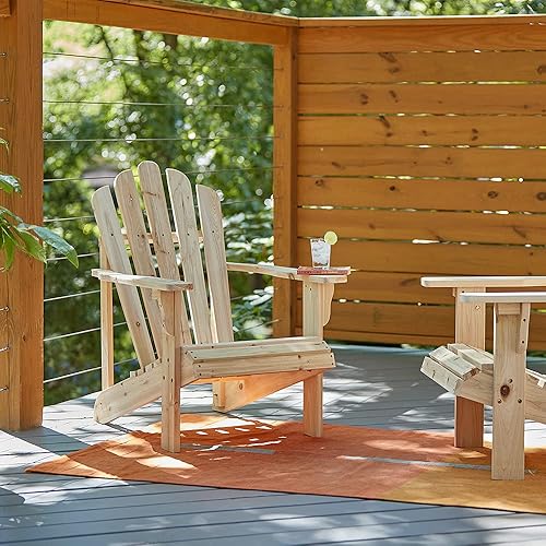 Miniatura 2 de Shine Company  Silla estilo Westport Adirondack Natural