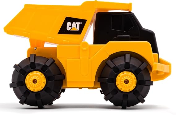 Cat Construction Toys, Unstoppable Movers Dump Truck, Realistic Lights & Sounds, Motion Drive Technology, Working Features, and Interactive Play for Ages 3+