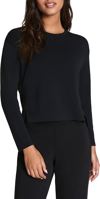 SPANX AirEssentials Relaxed Long Sleeve Top - Hip-Length - Relaxed UPF 50+ Protection
