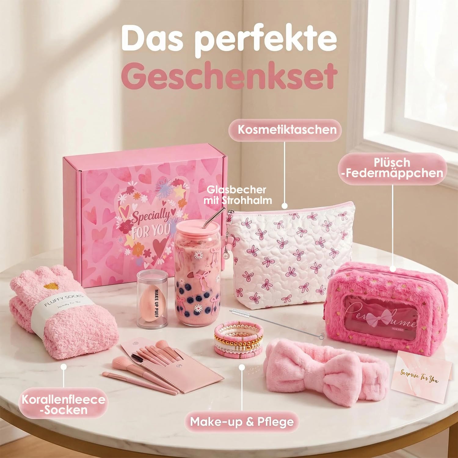 Regali per ragazze adolescenti 9 10 11 12 13 14 15 16 17 18 anni (rosa)