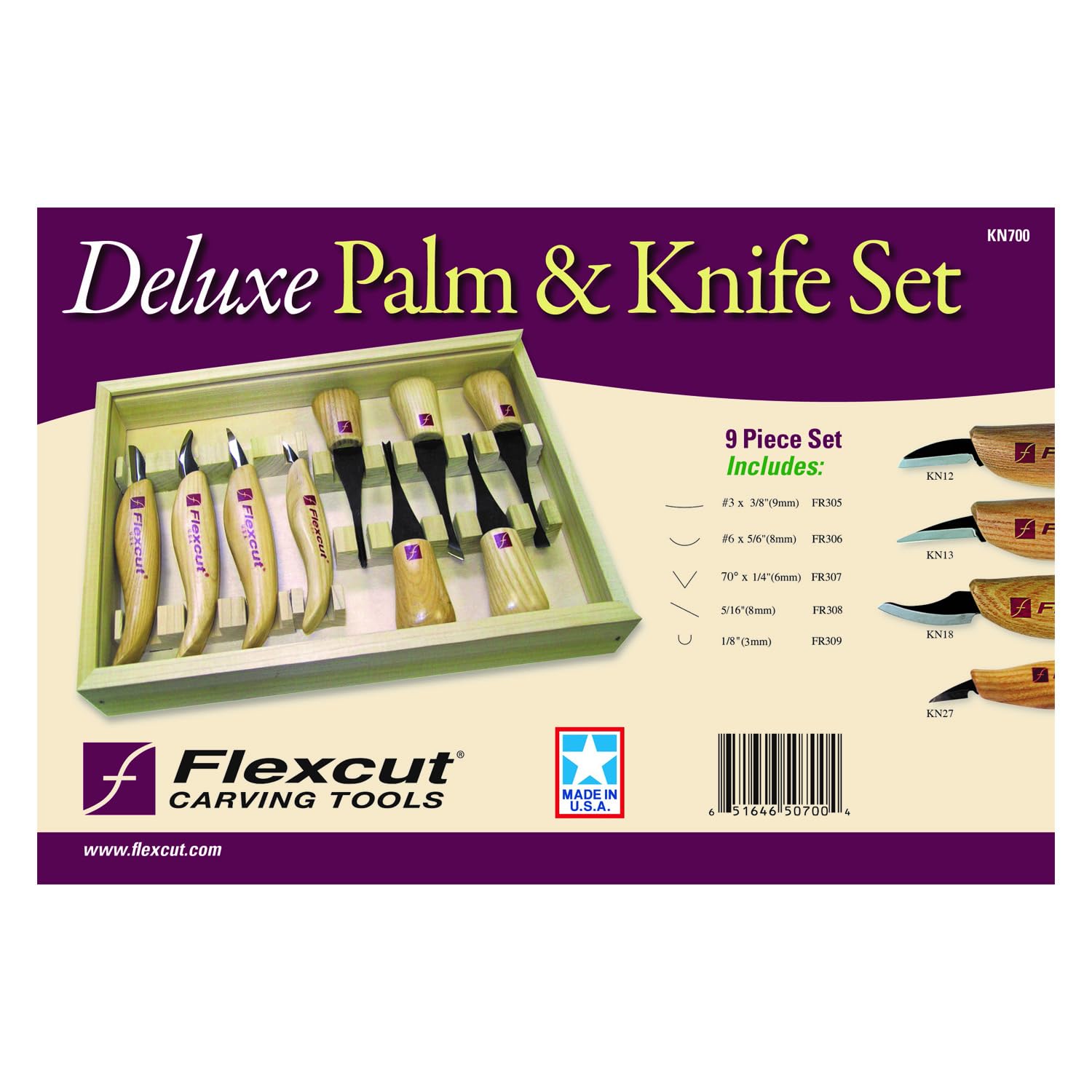 Deluxe Palm & Knife Set