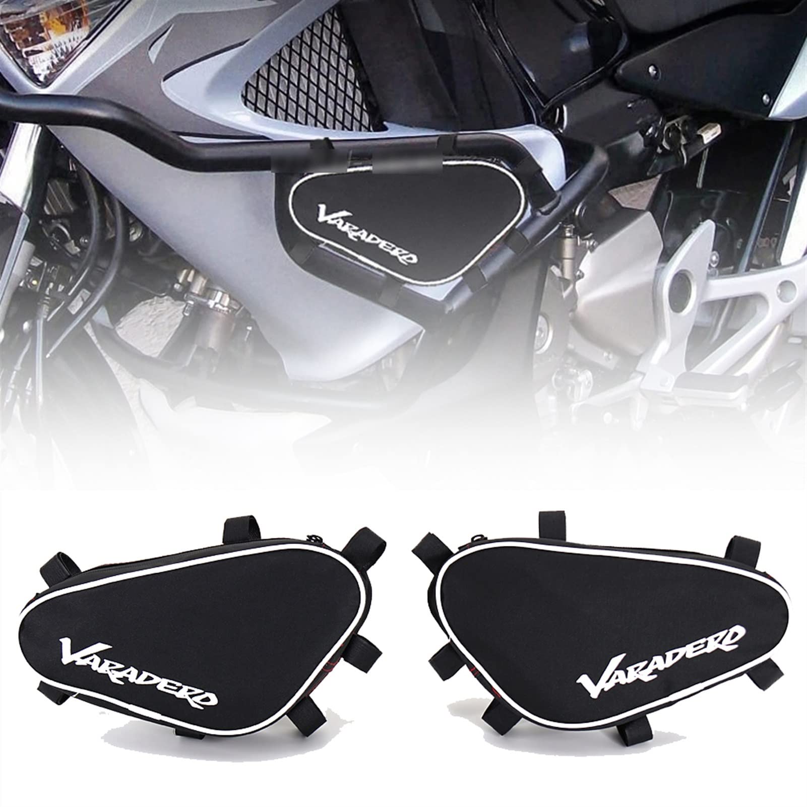 pour XL 1000 Varadero XL1000 2007-2013 2012 2011 2010 2009 2008 Moto Outil Placement Voyage Cadre Crash Bar Sacs