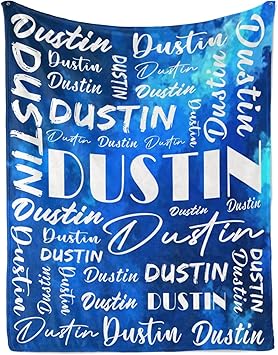 Name Blanket Personalized Name Blanket Customized Blanket with Name Text for Adult Kid Birthday Christmas Mothers Fathers Valentines Day Gift