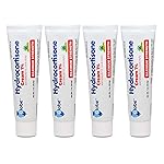 Globe (4 Pack) Hydrocortisone Maximum Strength Anti-Itch Cream 1% w/Aloe, Intensive Formula for Redness, Rash, Bug & Mosquito Bites, Eczema, Hemorrhoids, Sensitive Skin, Instant Itch Relief,1 oz Tube
