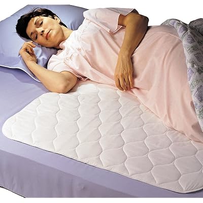 PRIVA 1 Pack Waterproof Washable Incontinence Bed Pads, 44 x 52 Inch Reusable Bed Wetting Underpad, Heavy Duty Mattress Protection for Elderly Seniors, Kids, Pets, Ultra Absorbent Pee Pads