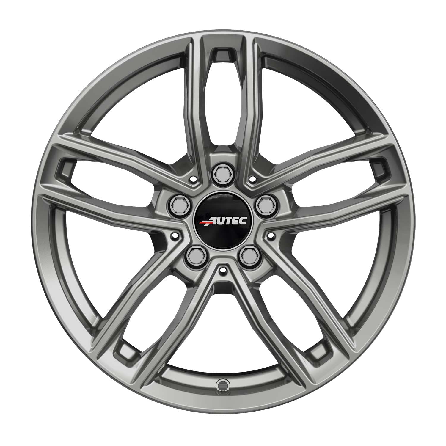 4x jantes en aluminium Autec MERCADOR 7.5x17 ET42 5x112 Titansilber