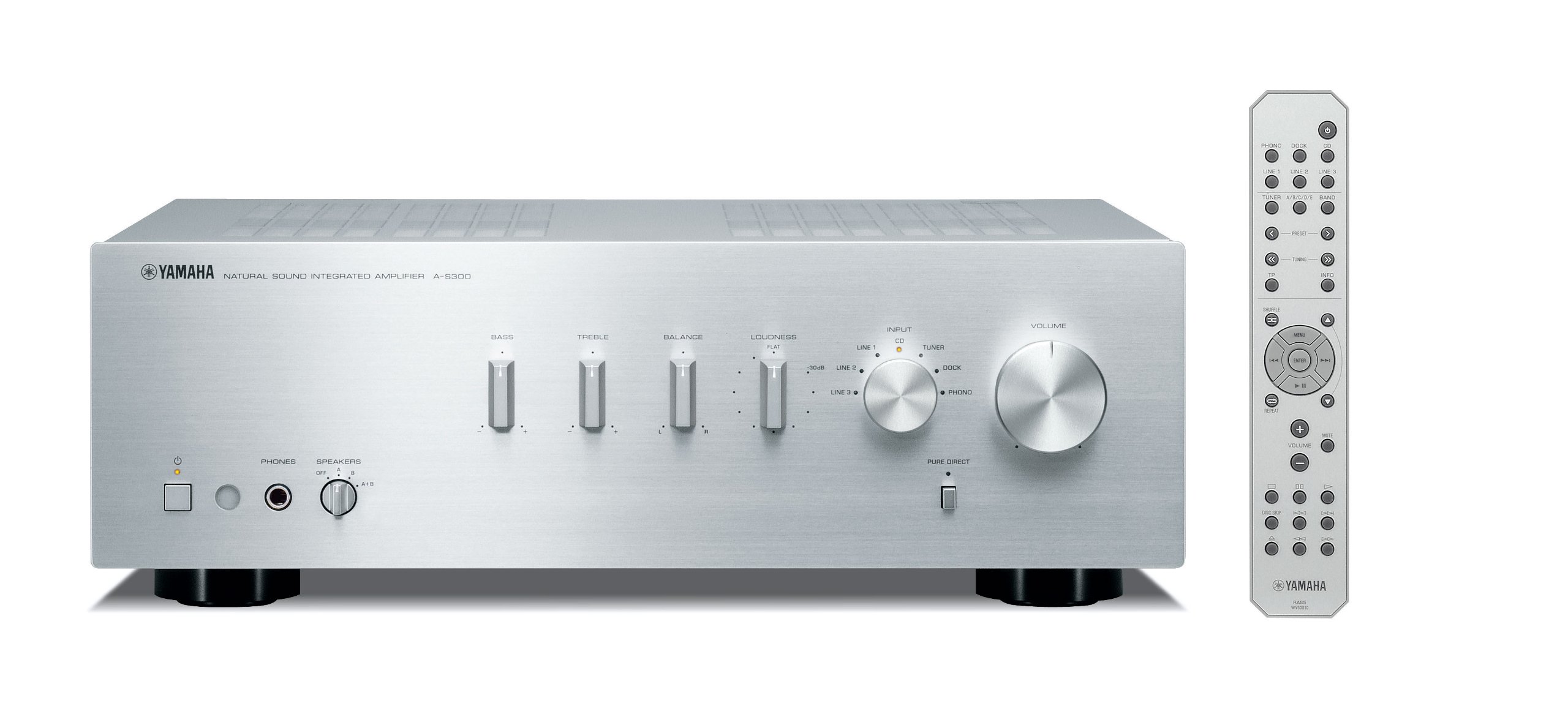 Amazon.co.jp: YAMAHA プリメインアンプ (シルバー) A-S300(S) : 家電 