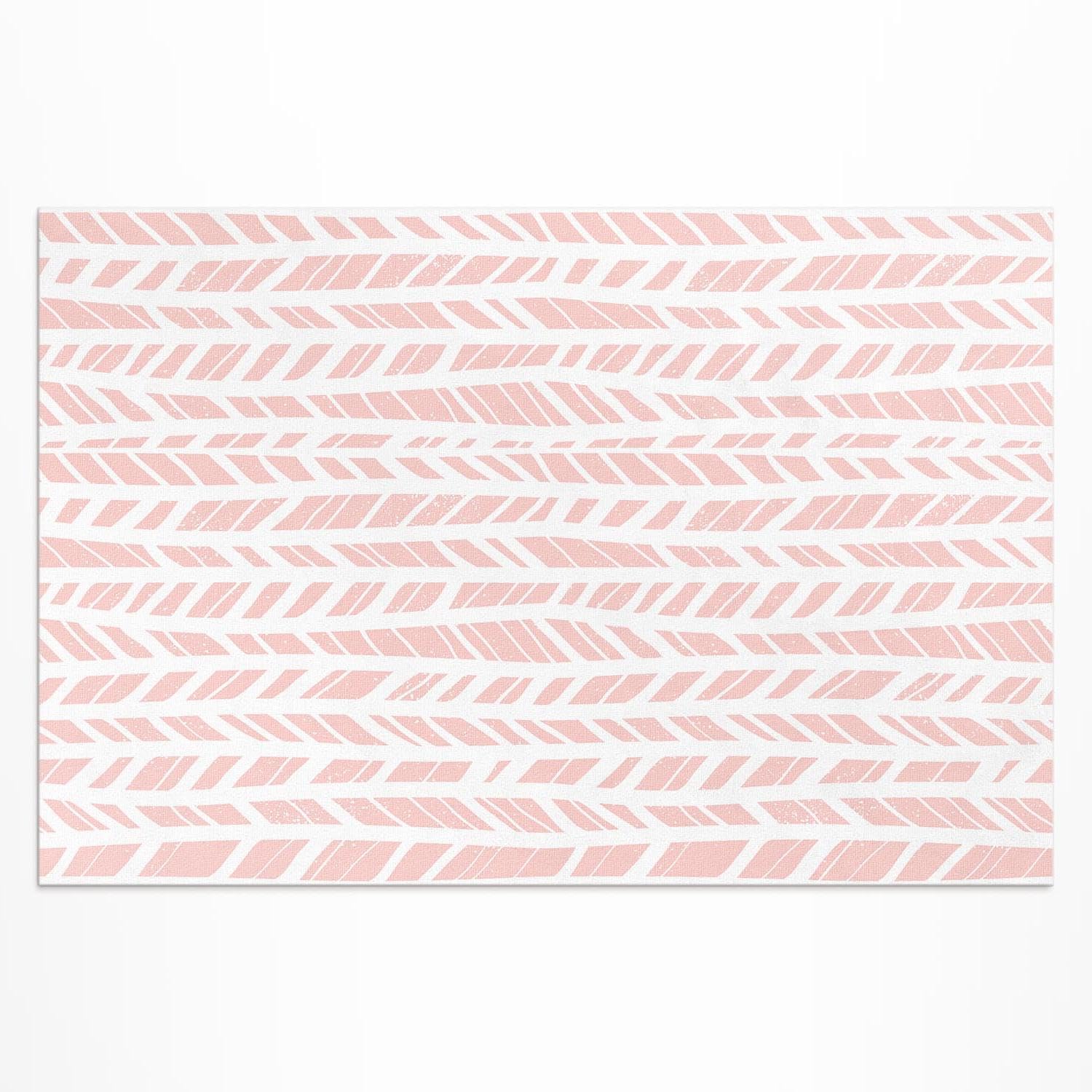 Tapis du sol vinyle résistant à la décoloration 140x210 cm, élégance Pastel Indien extérieur