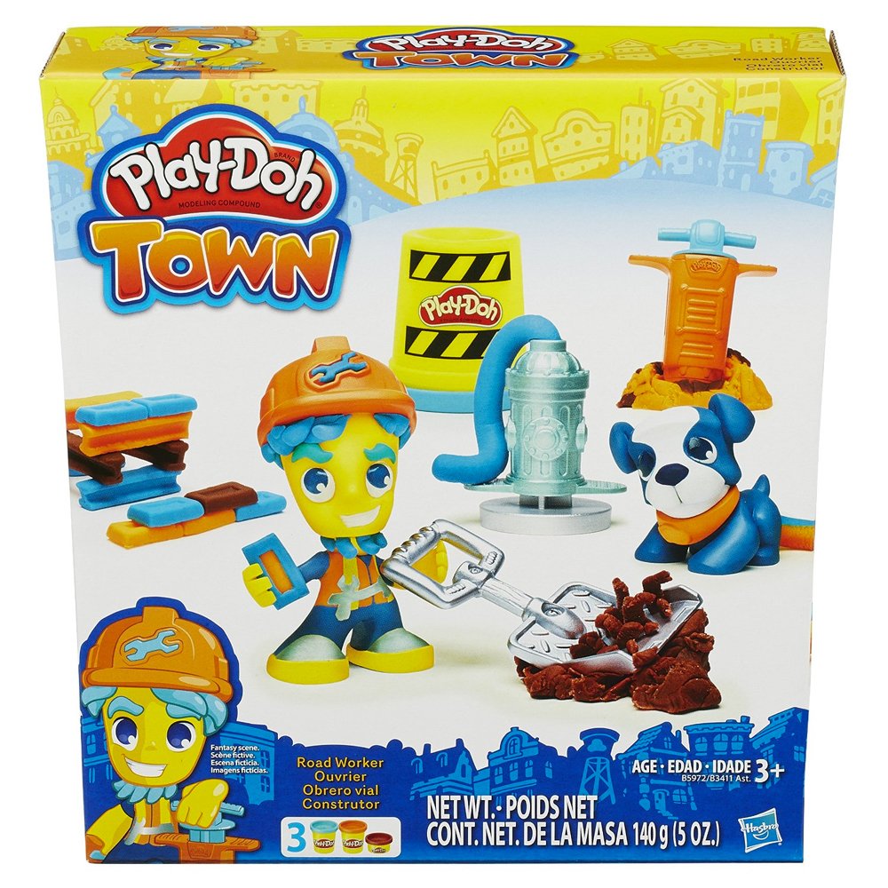 Play-Doh Town Road Worker und Kneipe
