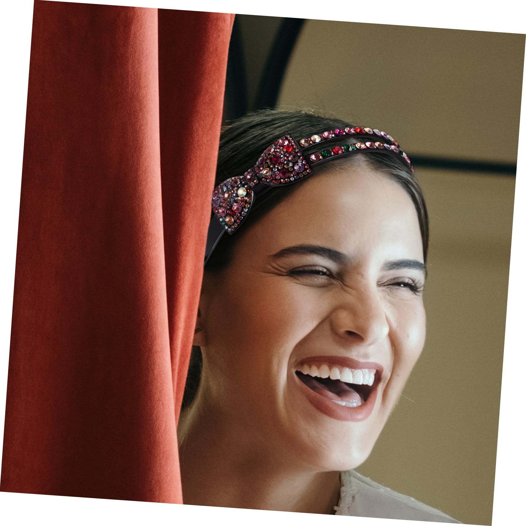 FRCOLOR 8pezzi Fascia Per Decorativa Con Strass Da Cerchietti Eleganti Per Donne e Ragazze Stile Chic e Comodo Perfetti Per Feste e Occasioni Speciali