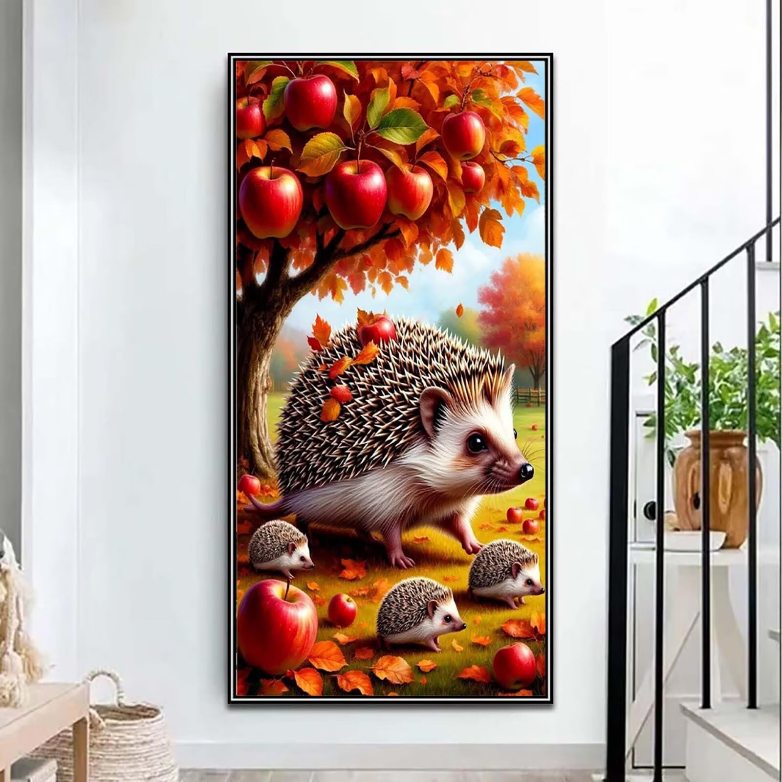 Diamentowe malowanie owoców, DIY diamentowe malowanie dorośli 60x120cm n5w