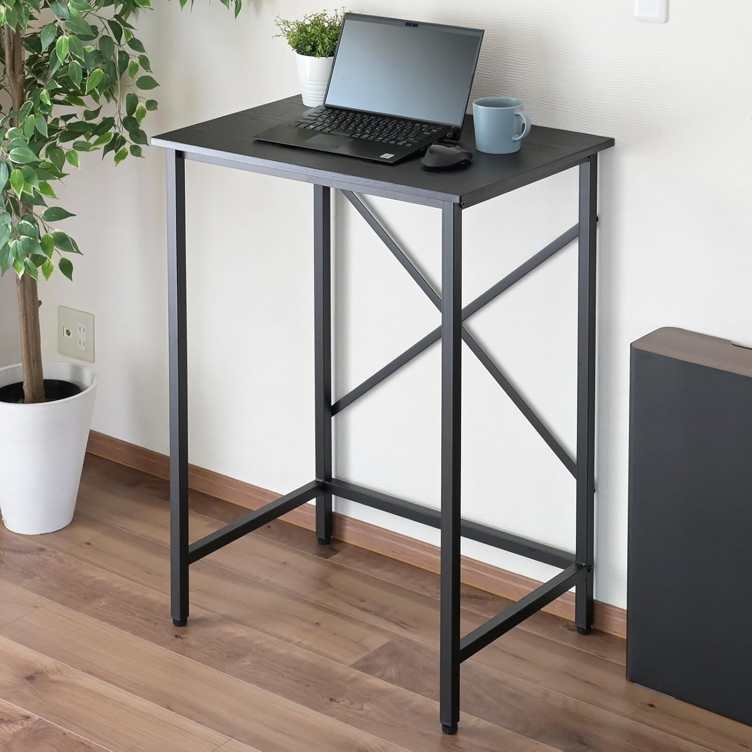 Amazon | デスク スタンディングデスク 幅70×奥行48×高さ100cm 耐荷重