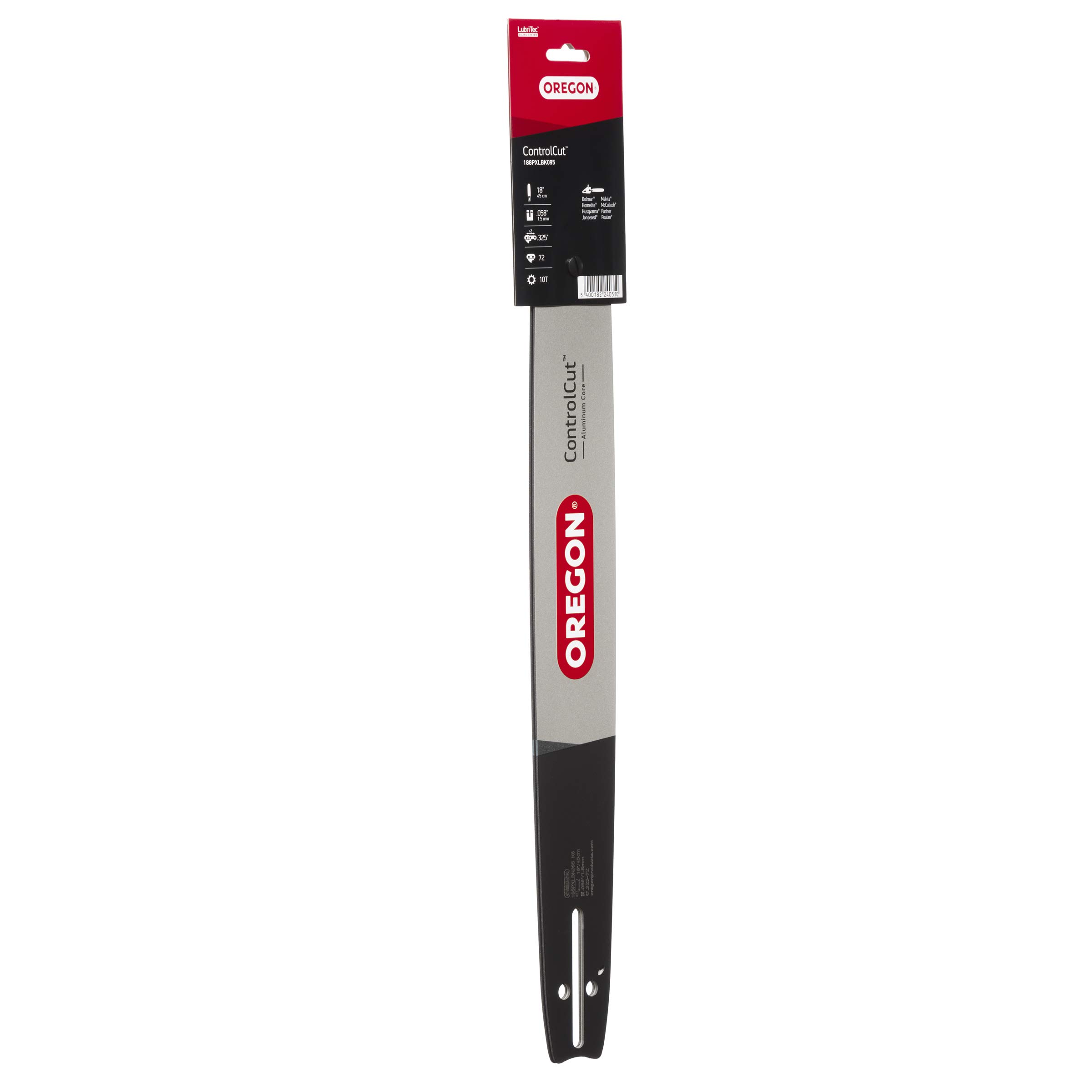 Oregon 188PXLBK095 Controlcut - Barra guía de Motosierra Profesional de 18 Pulgadas con Soporte de Motor K095