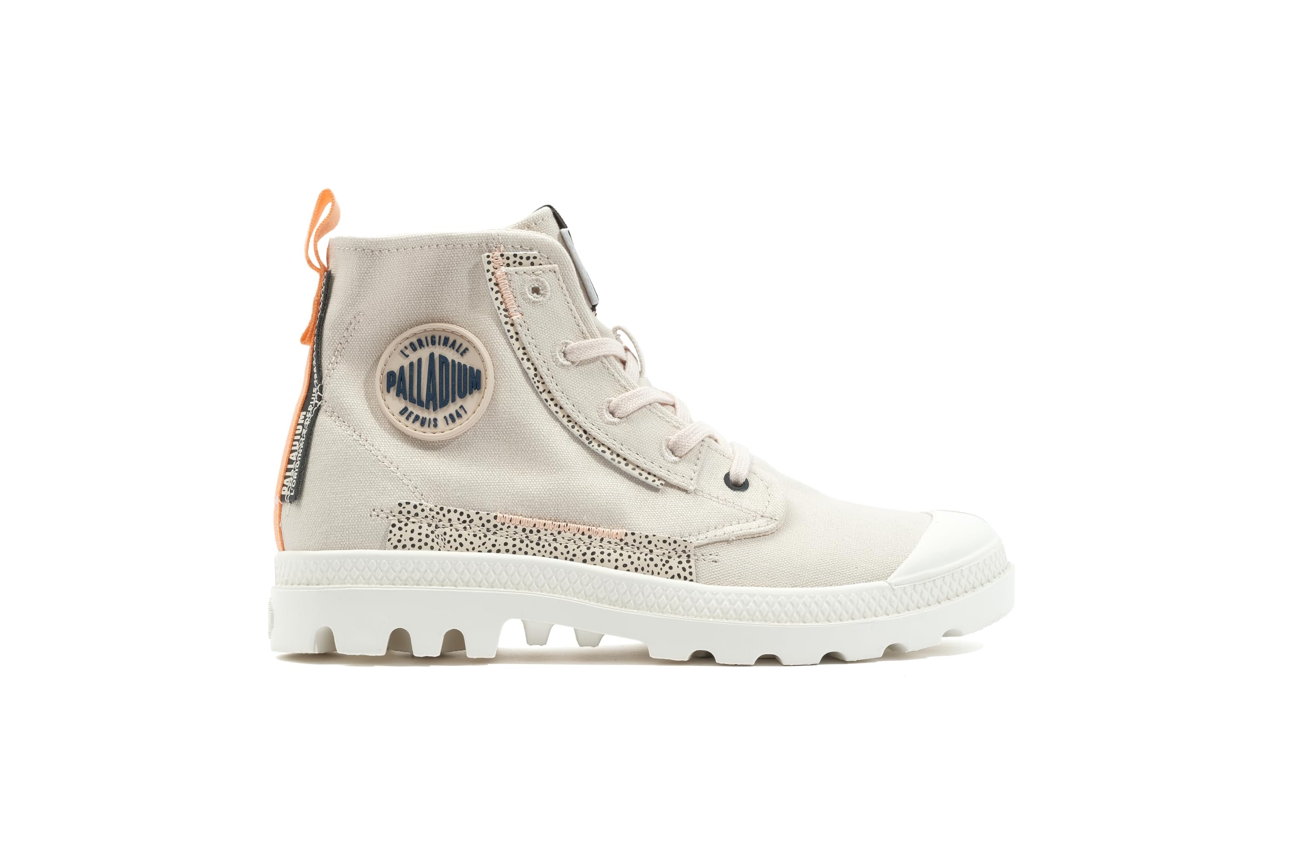 Palladium Pampa Beige Ankle Boots, Beige, 4 UK