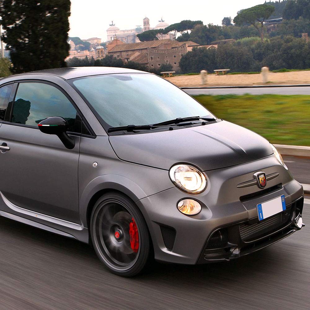 Adesivo 3D Tricolore Italia Per Estrattore Abarth - Striscia Adesiva 3D, 9x19,8 Cm - Foto 11