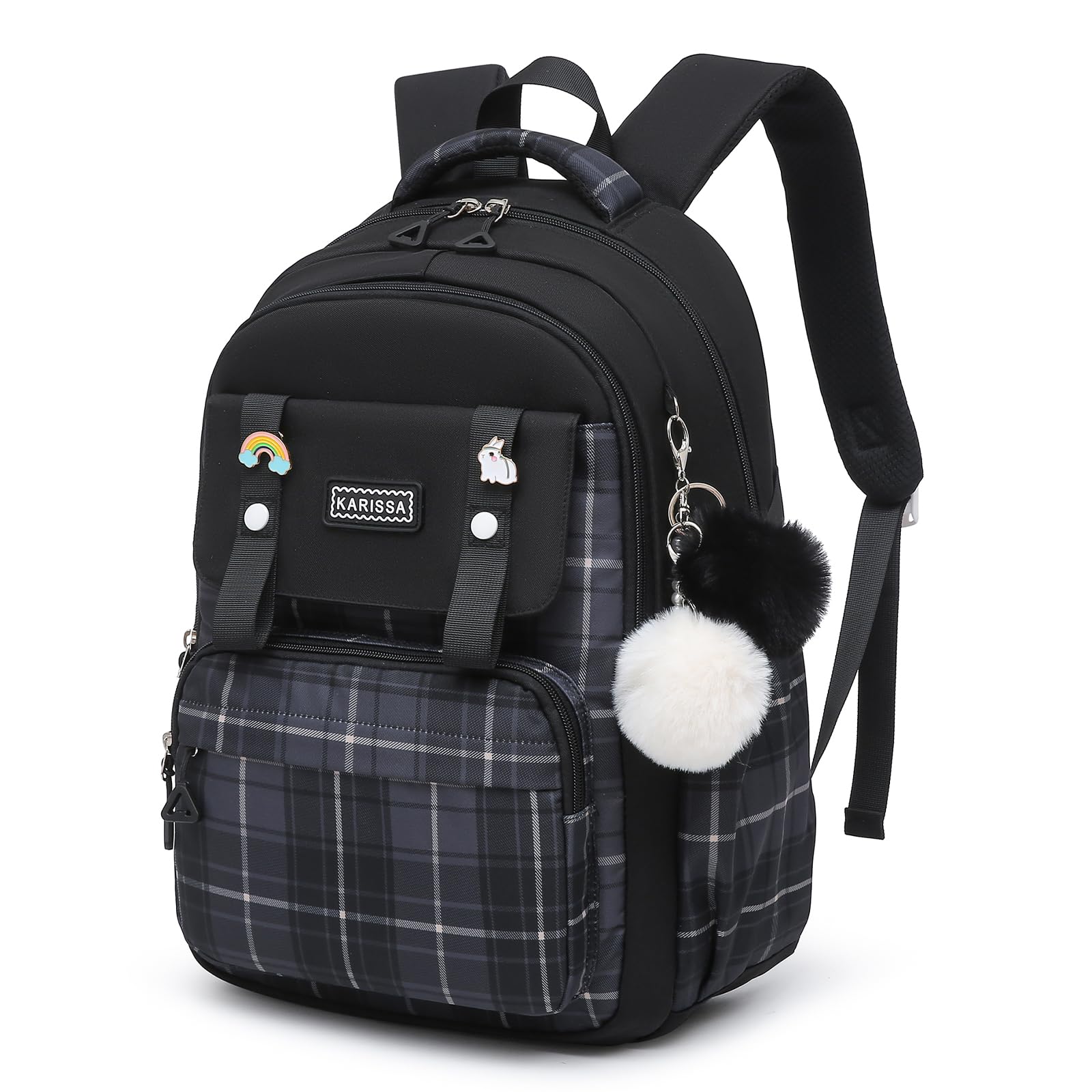 Teen Girls Aesthetic Backpack Laptop Bookbag for Elementary Middle School |  eBay