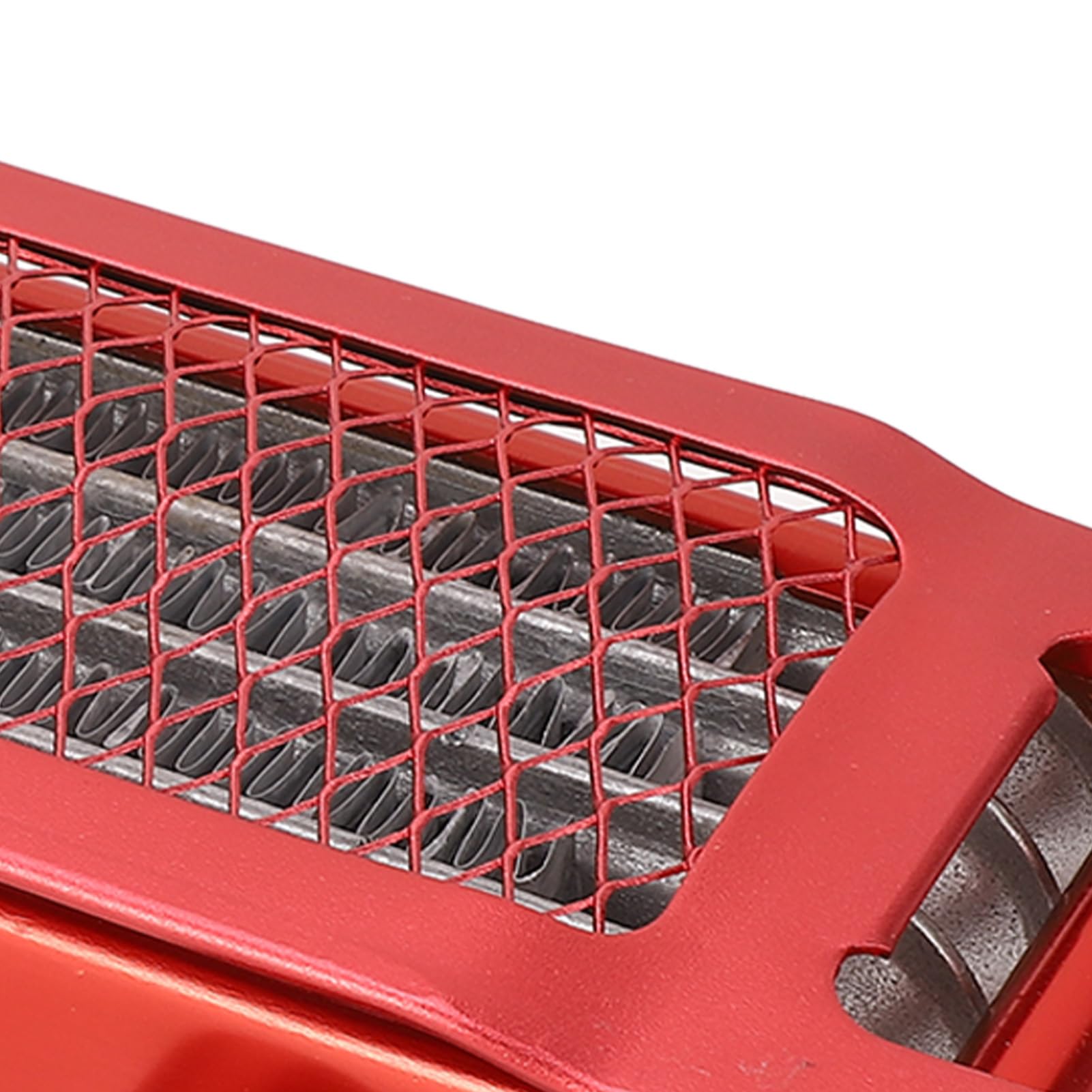 Kit Radiatore Olio Moto, Kit Radiatore Motore Ad Alta Efficienza in Alluminio a 4 File Radiatore di Raffreddamento Olio Motore per Monkey 125 50cc a 150cc Dirt Pit Bike (rosso)
