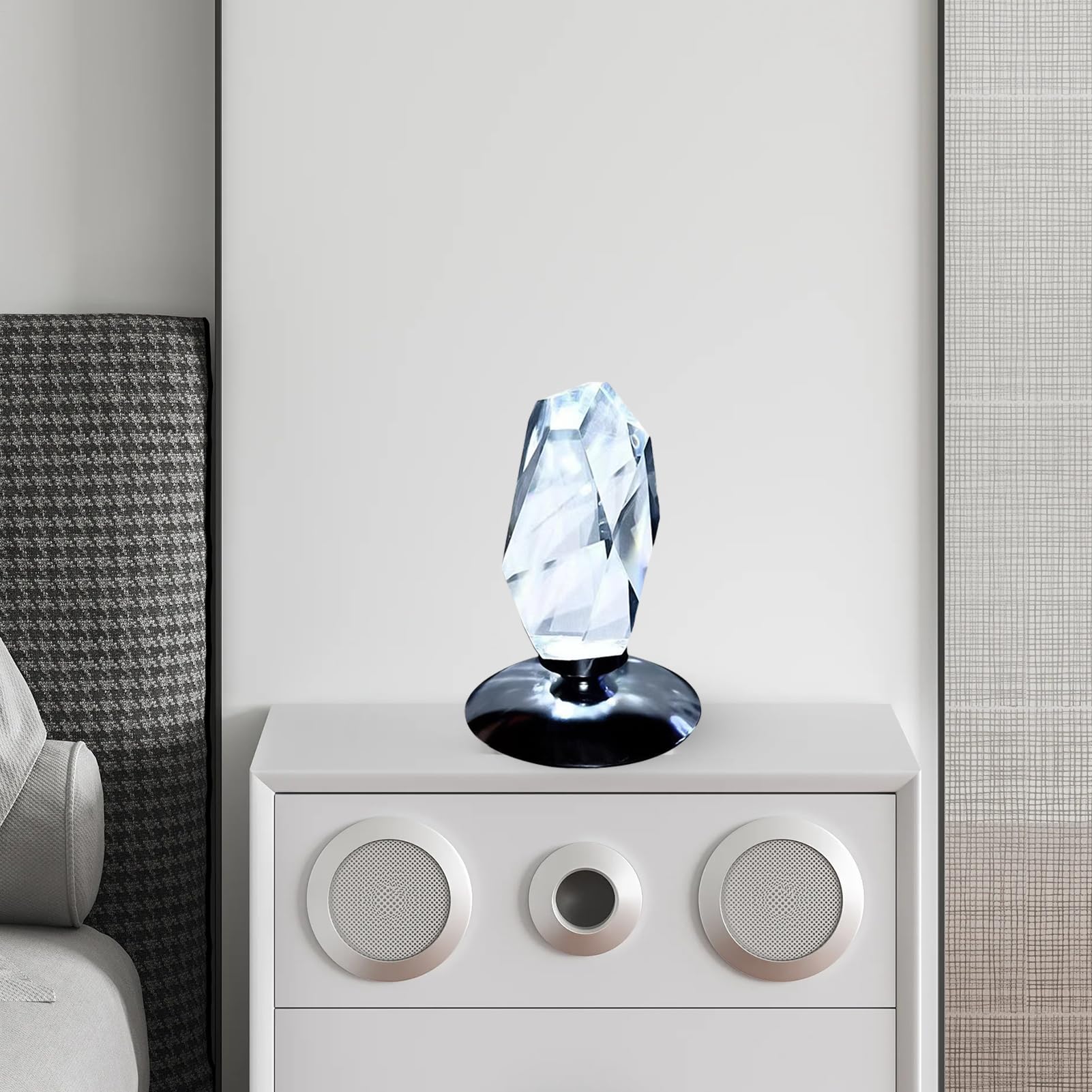 Mała lampa kryształowa, mała lampa kryształowa atmosfera Lampka nocna | Fantazyjna Lampa LED do salonu sypialnia jadalnia strona główna bar imprezy stolik nocny