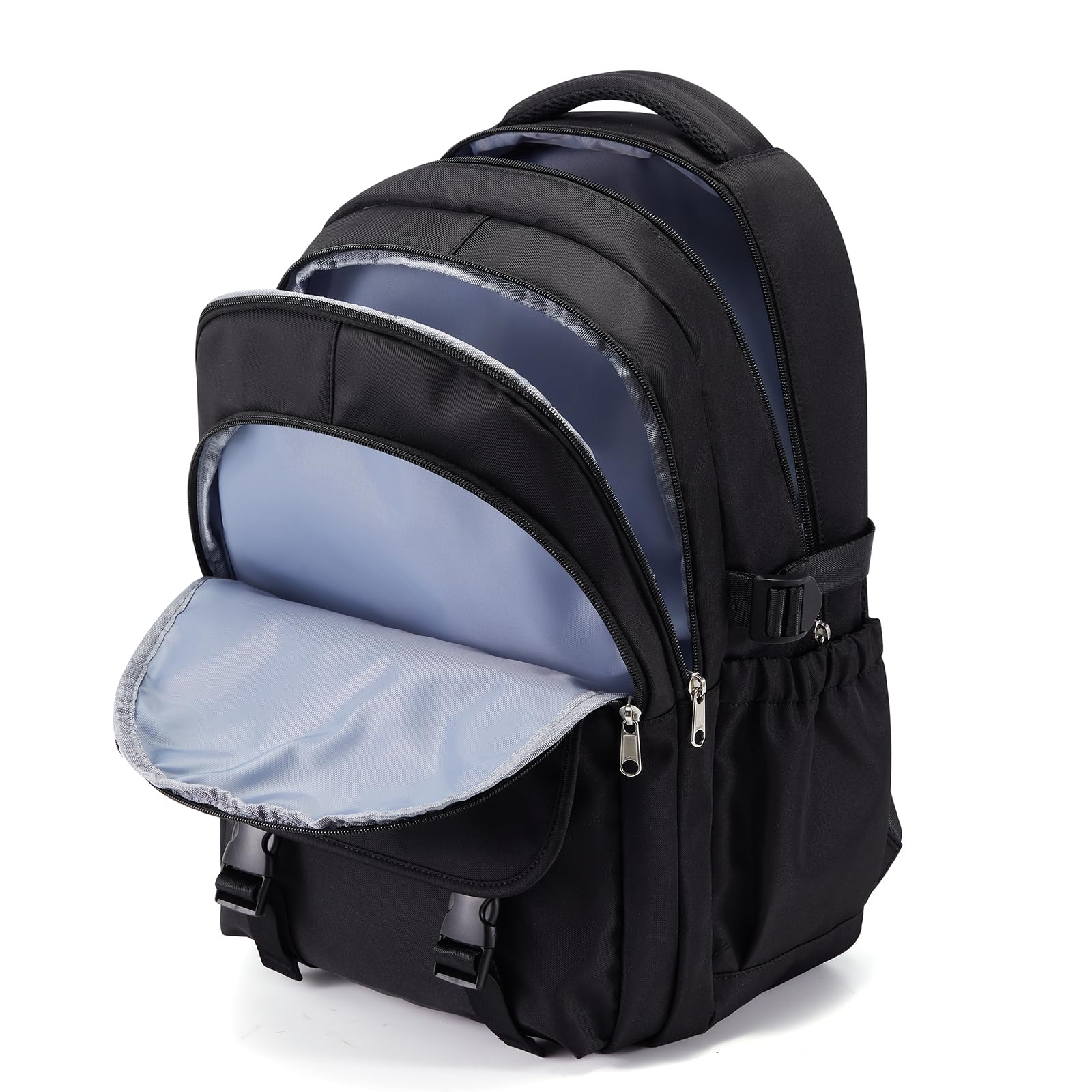 Black Waterproof Aesthetic Backpack For School High School Bookbag Casual |  eBay