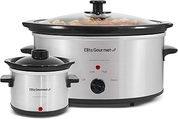 Elite Gourmet MST-500D Electric Slow Cooker Elite Gourmet MST-500D Electric Slow Cooker