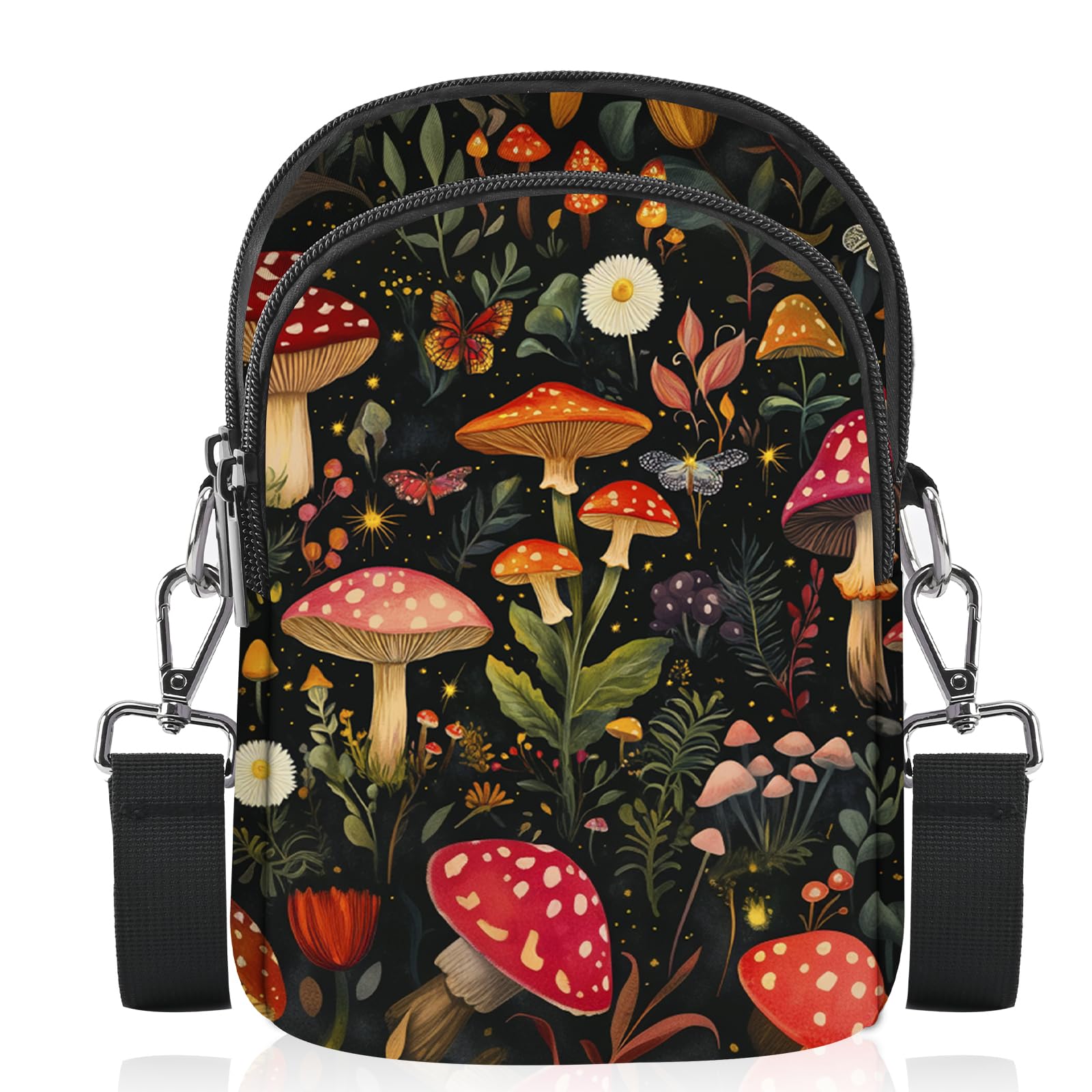 FyLybois Crossbody Purse for Women Cell Phone Bag Casual Shoulder Bags Wallet with Adjustable Strap for Travel