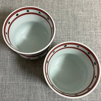 新品未使用　有田焼 源右衛門窯 赤絵筋丸紋 茶碗 湯呑み 5客共箱 赤絵筋丸紋 飯碗 ｜ 有田焼の源右衛門窯公式オンラインショップ