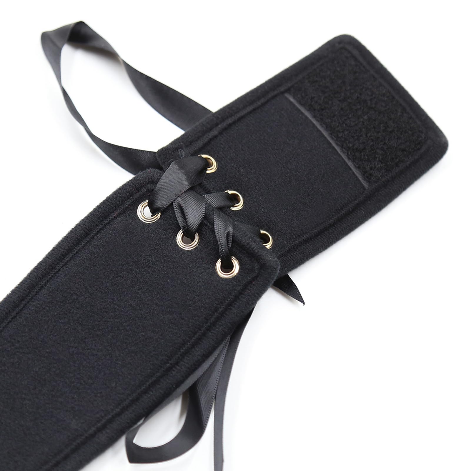 Black Jacquard Fabric Neck Sleeve BDSM Fetish Play Set for Couples Sex Toys Leather Choker With Chain Necklace For Women Men