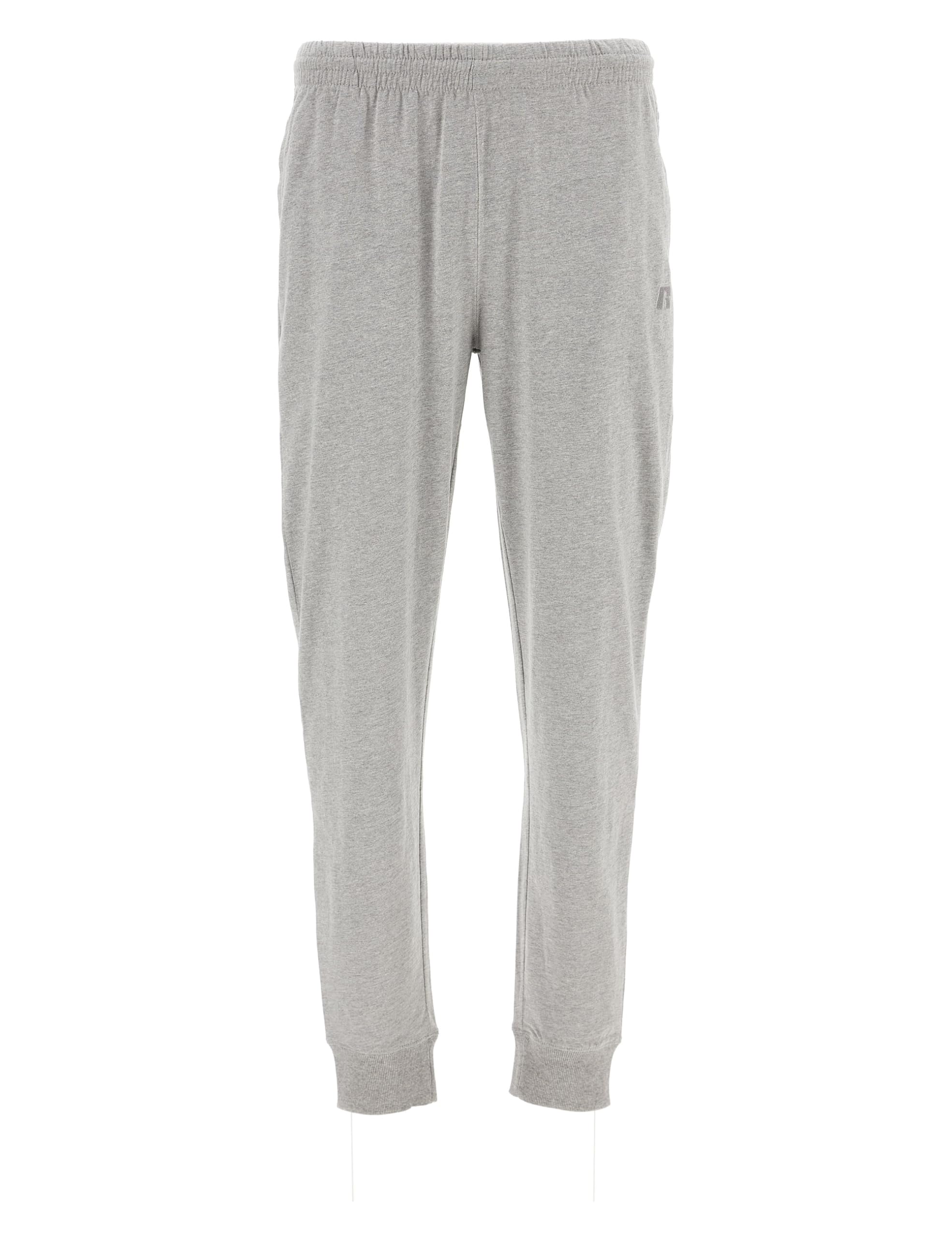 Russell Athletic Mens Cuffed Slim Fit Pants, New Grey Marl, XL EU