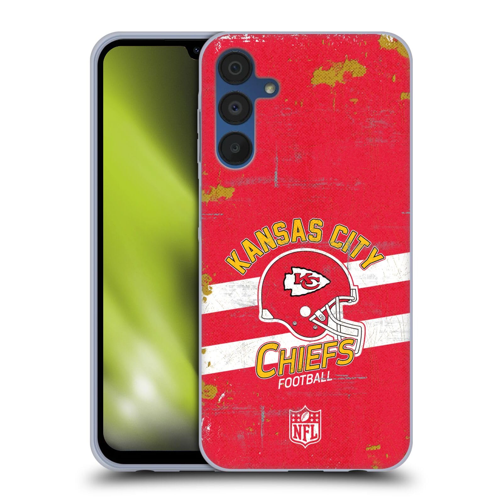 Funda Protectora Samsung A15 Carcasa Antideslizante Gel NFL Chiefs 8