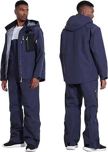 Miniatura 6 de Mens 3L-Gore Pro-Tex Waterproof Fishing Jacket & Bib Pants Set  Waders & Foul Weather Gear