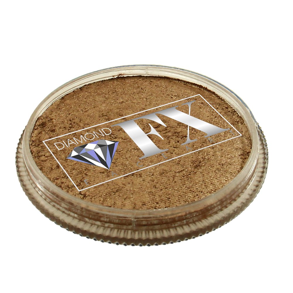 Diamond FX Metallic Face Paint - Old Gold (30 gm)