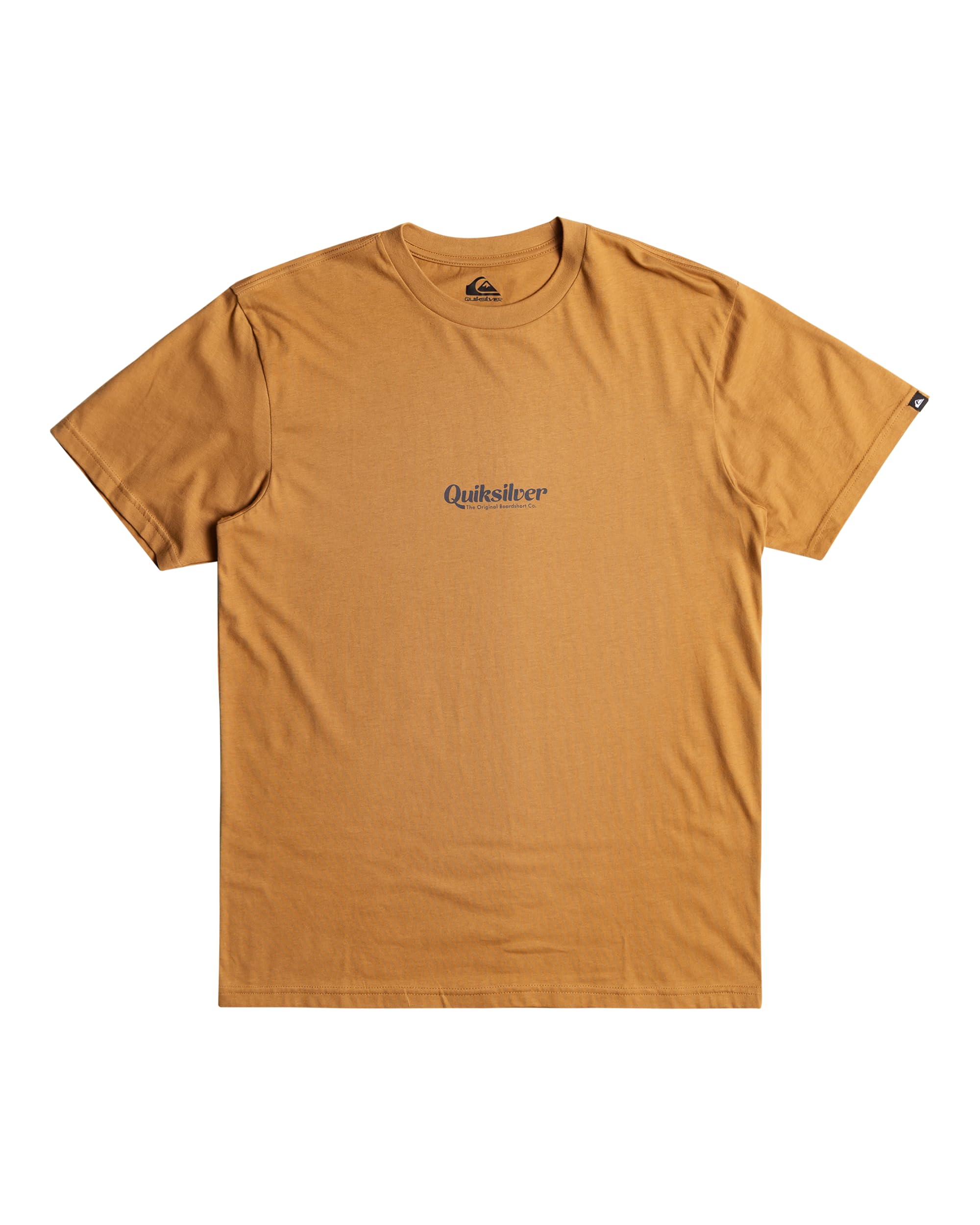 Quiksilver Short-Sleeved T-Shirt Men QS Simple LETTRING SS S Brown