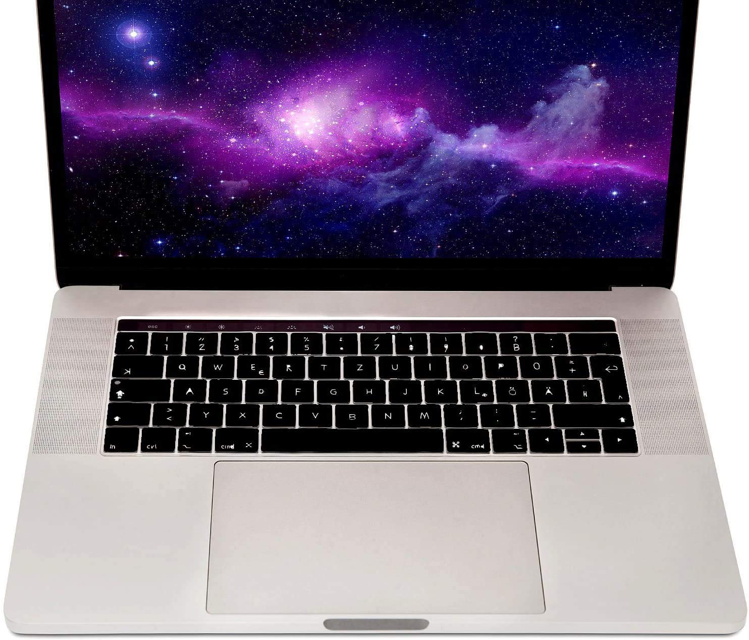 Silikon Tastaturschutz Für MacBook - QWERTZ Deutsche Tastatur, Schwarz