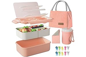 ZMYGOLON Kids Lunch Box Leak-proof Container for Teen Girls with 3 Compartments,...